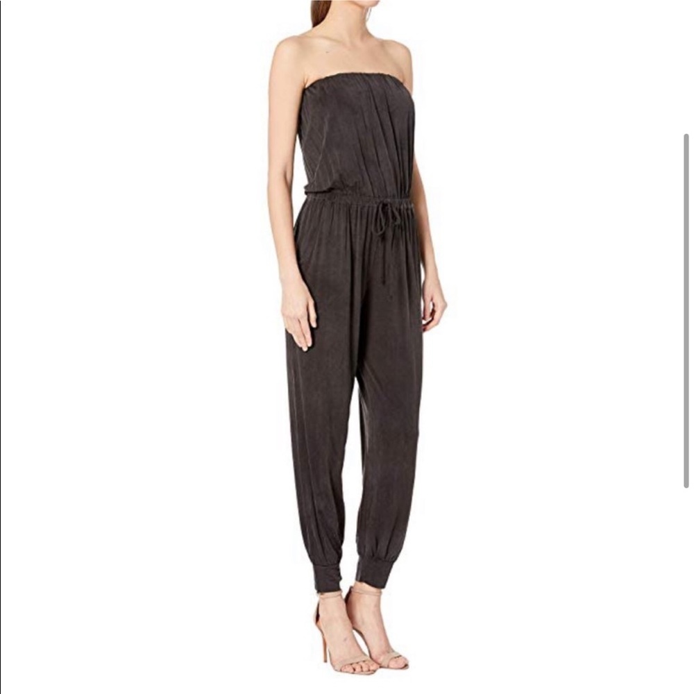 Young Fabulous & Broke Reece Jumpsuit in black tie dye